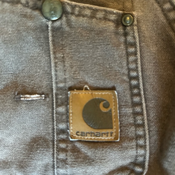 VTG Insulated Carhartt Double Knee R27 CHT 40x32 - USA Union-Made - Picture 6 of 10